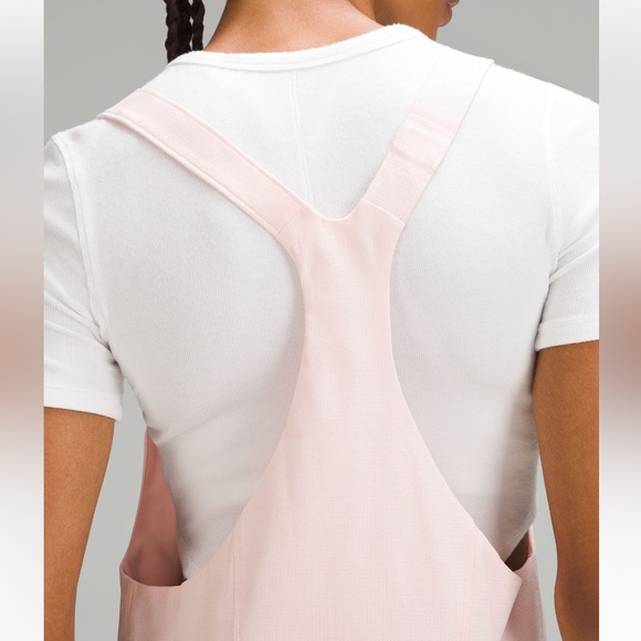 Lululemon | Size 8 WovenAir Overalls *Strawberry Milkshake - Picture 3 of 9